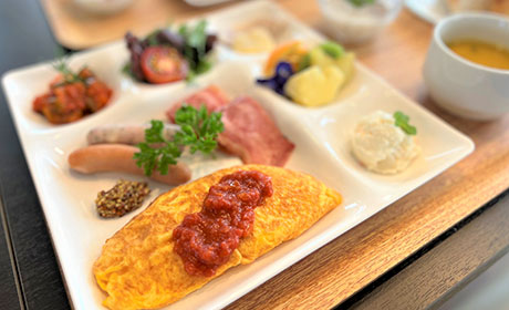 写真：朝食